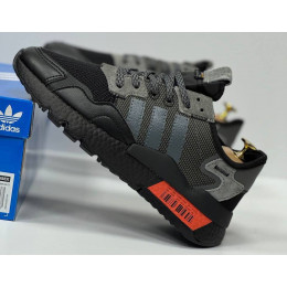 Кроссовки Adidas Nite Jogger Black Grey Orange