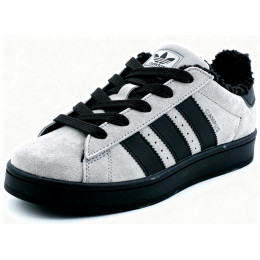 Кроссовки Adidas Campus 00s Light Grey Black With Fur