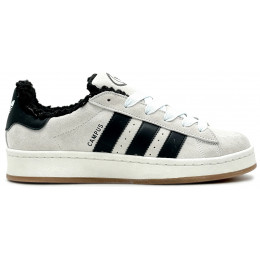 Кроссовки Adidas Campus 00s Crystal White Black With Fur