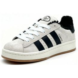 Кроссовки Adidas Campus 00s Crystal White Black With Fur