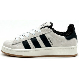 Кроссовки Adidas Campus 00s Crystal White Black With Fur