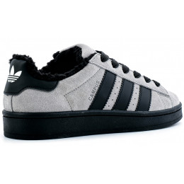 Кроссовки Adidas Campus 00s Light Grey Black With Fur