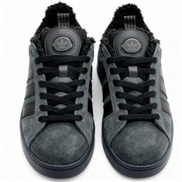 Кроссовки Adidas Campus 00s Dark Grey Black With Fur