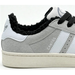 Кроссовки Adidas Campus 00s Grey White With Fur