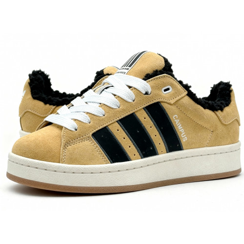 Кроссовки Adidas Campus 00s Brown Desert With Fur