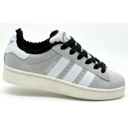 Кроссовки Adidas Campus 00s Grey White With Fur