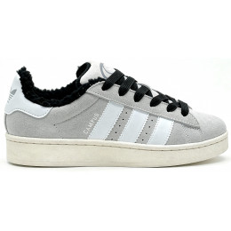 Кроссовки Adidas Campus 00s Grey White With Fur