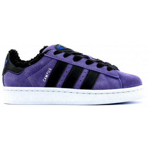 Кроссовки Adidas Campus 00s Purple Black With Fur