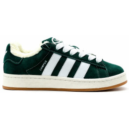 Кроссовки Adidas Campus 00s Dark Green With Fur