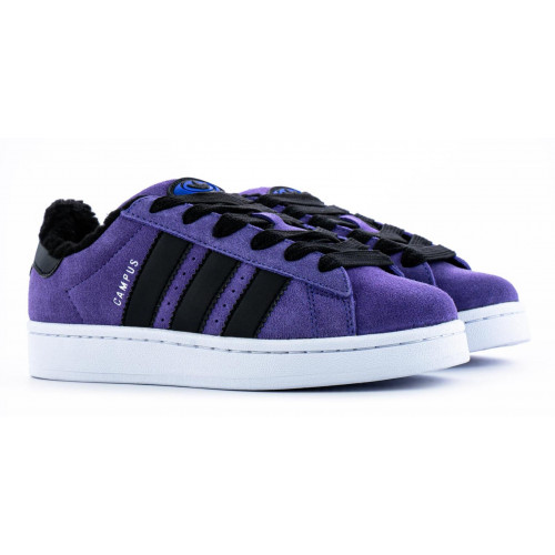 Кроссовки Adidas Campus 00s Purple Black With Fur