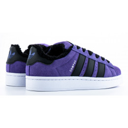 Кроссовки Adidas Campus 00s Purple Black With Fur