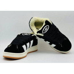 Кроссовки Adidas Campus 00s Core Black With Fur