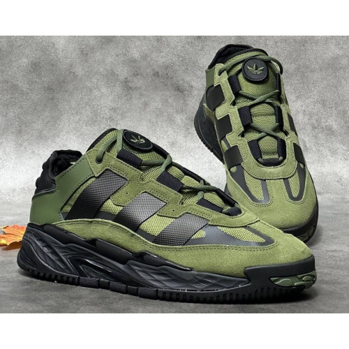 Кроссовки Adidas Niteball Winter Grass Green Black