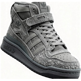 Кроссовки Adidas Forum High Winter Suede Grey