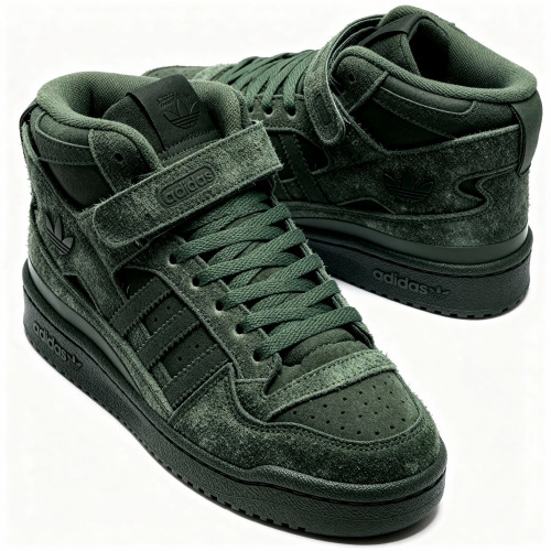 Кроссовки Adidas Forum High Winter Suede Malachite