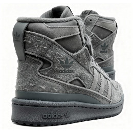 Кроссовки Adidas Forum High Winter Suede Grey