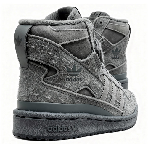 Кроссовки Adidas Forum High Winter Suede Grey