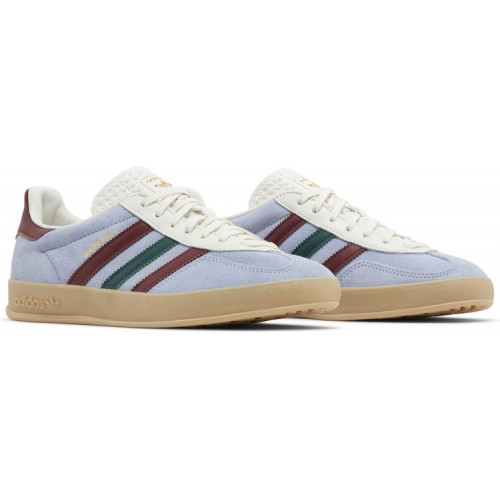 Кроссовки Adidas Gazelle Blue Dawn Burgundy