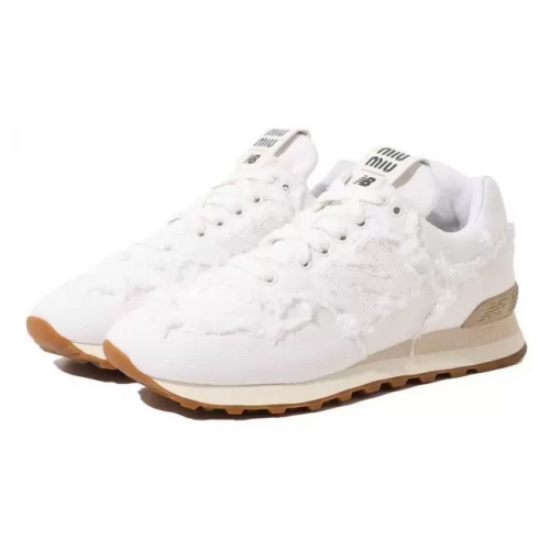 Кроссовки New Balance x MIU MIU Denim White