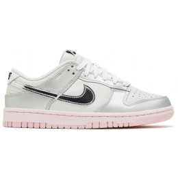 Кроссовки Nike Dunk Low LX Metallic Silver Pink Foam
