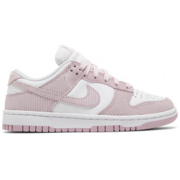 Кроссовки Nike Dunk Low Pink Corduroy White