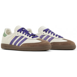 Adidas Samba OG Off White Purple Green
