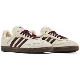 Adidas Samba OG Wonder White Maroon