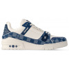 Louis Vuitton Trainer Damier Denim White Blue