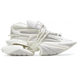 Balmain Unicorn Low White Leather