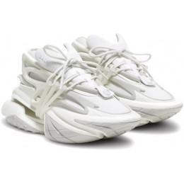 Balmain Unicorn Low White Leather