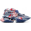 Balmain Unicorn Low Blue Red