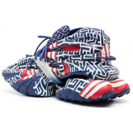 Balmain Unicorn Low Blue Red