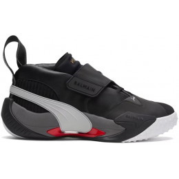 Balmain x Puma Court Black High Risk Red