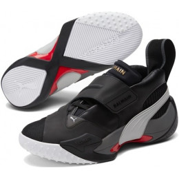 Balmain x Puma Court Black High Risk Red