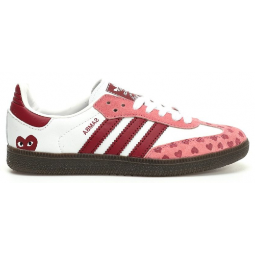 Кроссовки Adidas Samba x Comme Des Garcons White Pink