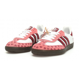 Кроссовки Adidas Samba x Comme Des Garcons White Pink