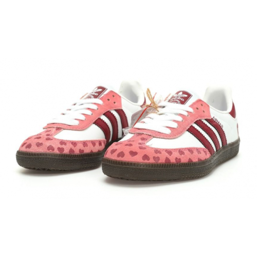 Кроссовки Adidas Samba x Comme Des Garcons White Pink