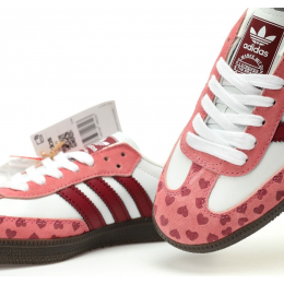 Кроссовки Adidas Samba x Comme Des Garcons White Pink