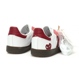 Кроссовки Adidas Samba x Comme Des Garcons White Pink