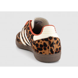 Adidas Samba OG Preloved Trainers Leopard Red Cream