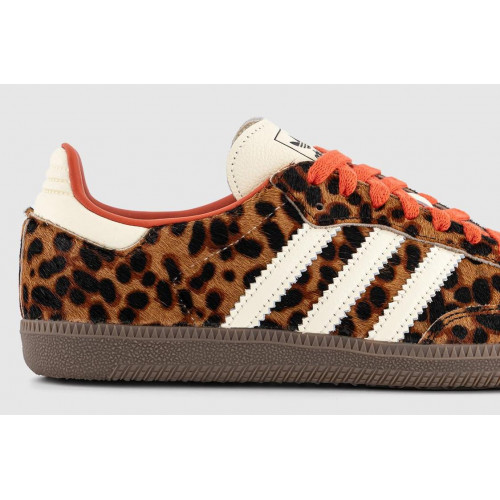 Adidas Samba OG Preloved Trainers Leopard Red Cream