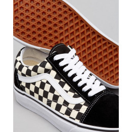 Кеды Vans Old School Checkerboard Black White