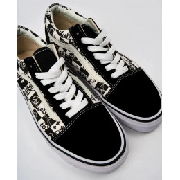 Кеды Vans Old School Checkerboard Doodle