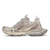 Balenciaga 3XL Mesh-Panel Sneakers Milk Bronze Old