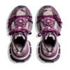 Balenciaga 3XL Mesh-Panel Sneakers Grey Purple