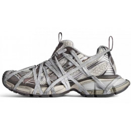 Balenciaga 3XL Extreme Lace Sneaker Worn-Out Brown Grey
