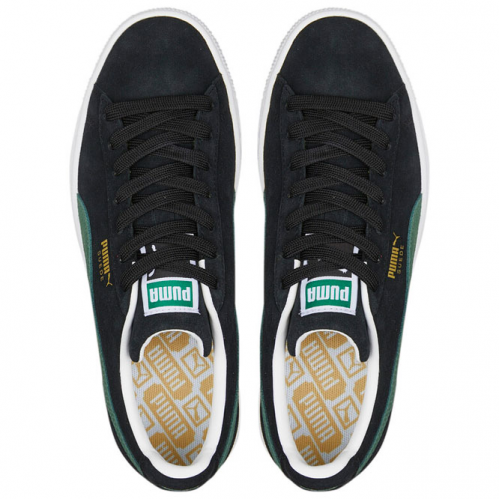 Кроссовки Puma Suede XLARGE Black Kelly Green