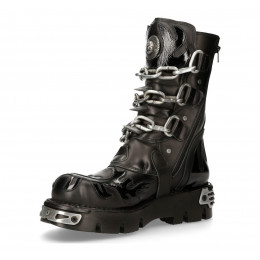 Ботинки New Rock M-727-S5 Black Metallic Collection
