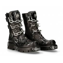 Ботинки New Rock M-727-S5 Black Metallic Collection