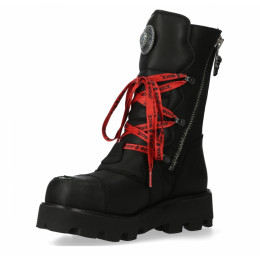Ботинки New Rock M-373MTL-C1 Black Red Ranger Collection